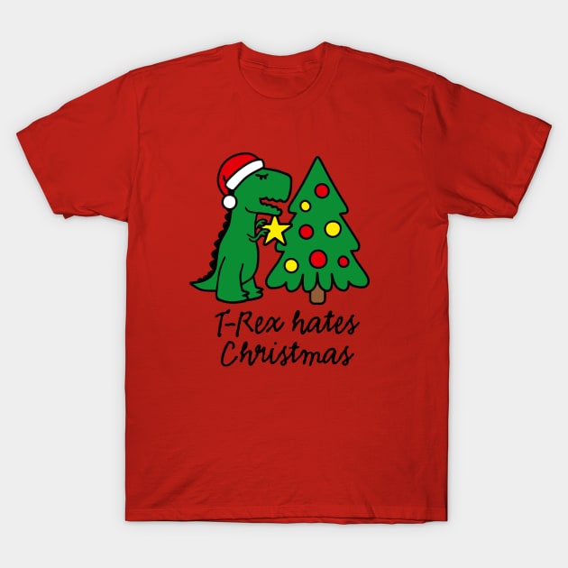 T rex hates christmas hot sale sweater